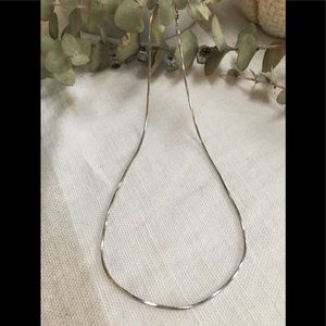 Italian silver necklace